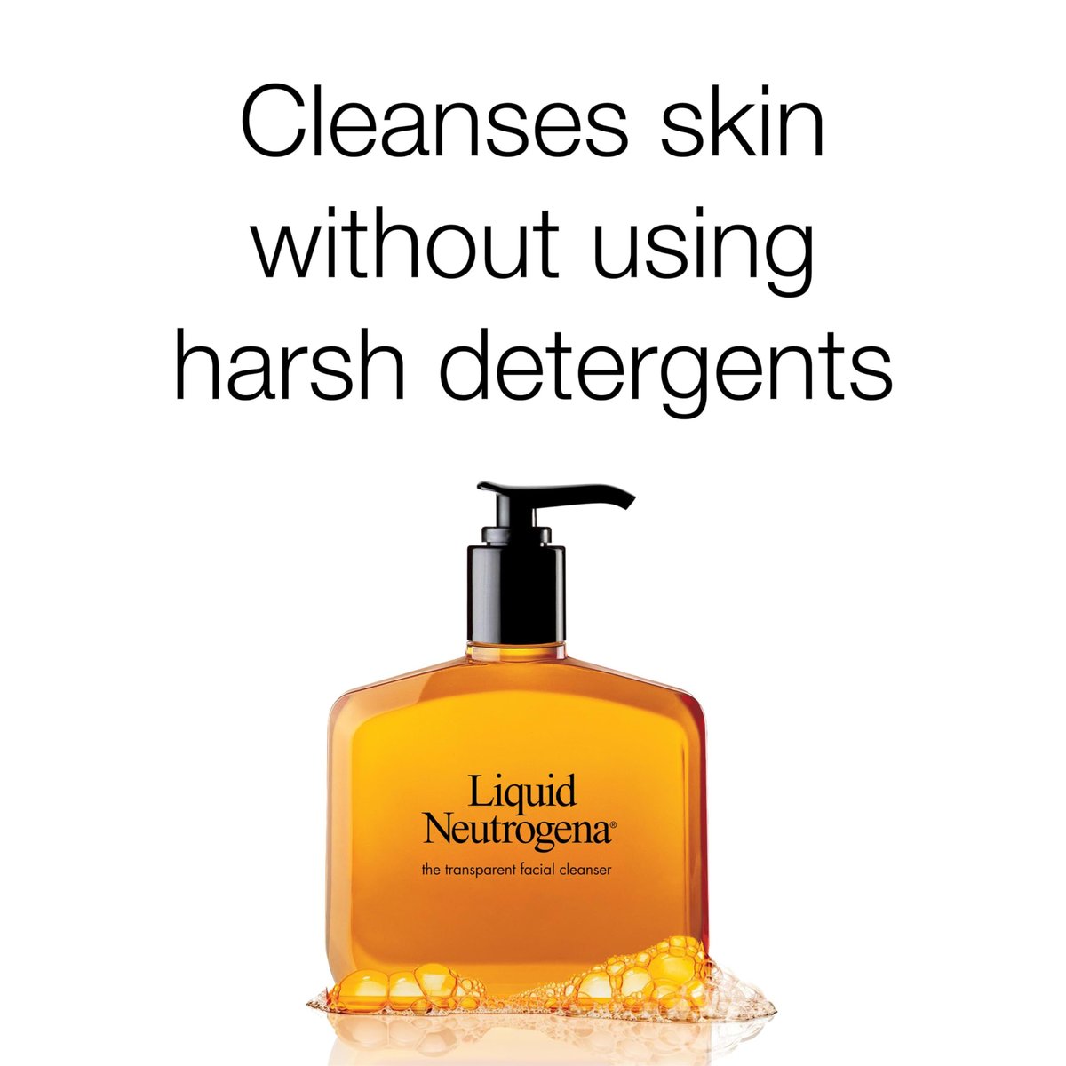 Neutrogena Liquid Gentle Foaming Face Wash with Glycerin, Oil-Free & Hypoallergenic Skin Care Cleanser, Fragrance-Free Moisturizing Facial Cleanser for Daily Use, 8 fl. oz Avelisse