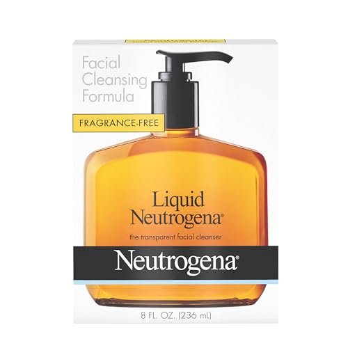 Neutrogena Liquid Gentle Foaming Face Wash with Glycerin, Oil-Free & Hypoallergenic Skin Care Cleanser, Fragrance-Free Moisturizing Facial Cleanser for Daily Use, 8 fl. oz Avelisse