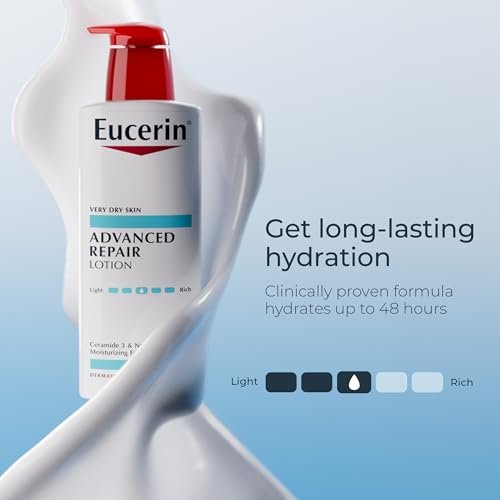 Eucerin Advanced Repair Body Lotion for Very Dry Skin, Unscented, 16.9 Fl Oz - görsel 6