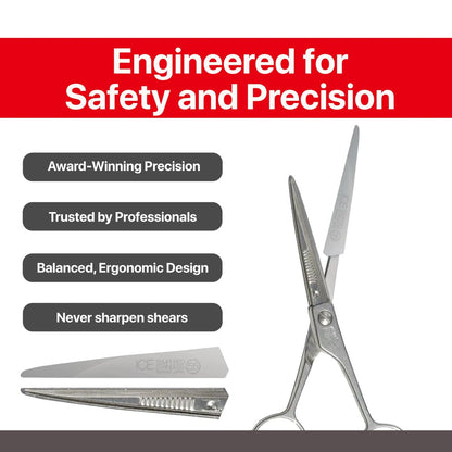 Feather Switch-Blade Haircutting Shears Replacement Blades - Model 50/55 for Professional Stylists & Barbers - Stainless Steel - No-Nip Tip - Made in Japan Avelisse