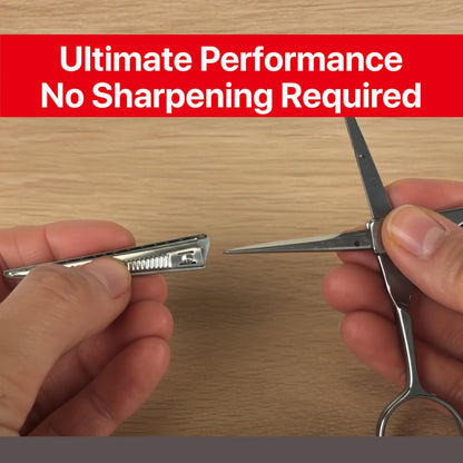 Feather Switch-Blade Haircutting Shears Replacement Blades - Model 50/55 for Professional Stylists & Barbers - Stainless Steel - No-Nip Tip - Made in Japan Avelisse