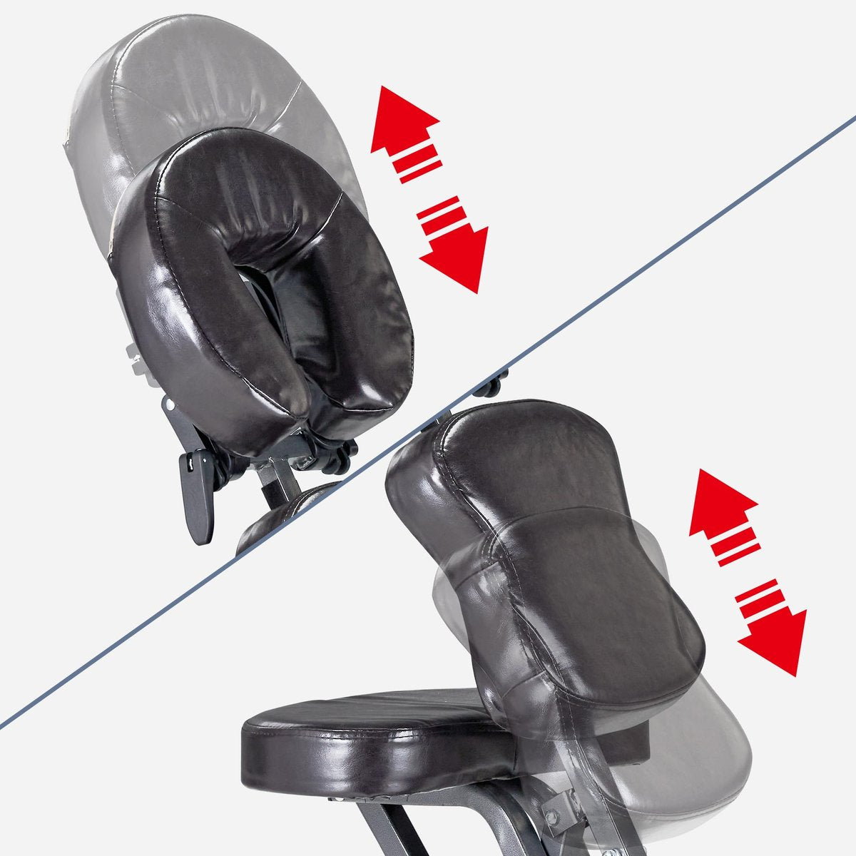 Master Massage Bedford Portable Light Weight Folding Salon Massage Chair with Carrying Case Bag and Height Adjustment (Coffee) - görsel 13