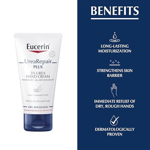 Eucerin Dry Skin Intensive Hand Cream with 5% Urea, 75ml – Deeply Moisturizing & Soothing - görsel 6