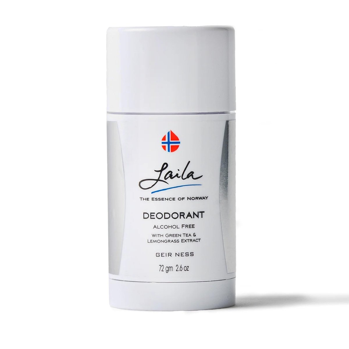Geir Ness Laila Deodorant – Alcohol & Aluminum Free with Green Tea & Lemongrass, Long Lasting Fresh Clean Scent, 2.6 oz - görsel 1