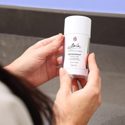 Geir Ness Laila Deodorant – Alcohol & Aluminum Free with Green Tea & Lemongrass, Long Lasting Fresh Clean Scent, 2.6 oz