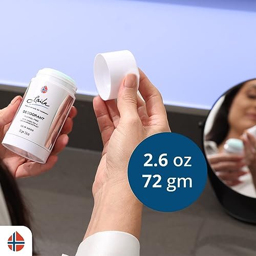 Geir Ness Laila Deodorant – Alcohol & Aluminum Free with Green Tea & Lemongrass, Long Lasting Fresh Clean Scent, 2.6 oz - görsel 6