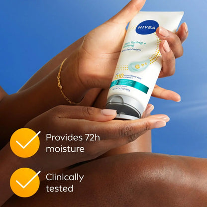 NIVEA Skin Firming & Toning Body Gel Cream with Q10, Hyaluronic Acid & Vitamin C - 72-Hour Moisture, 6.7 oz Avelisse