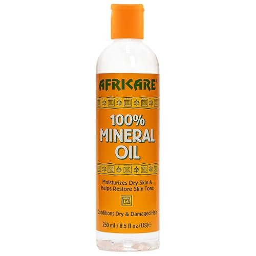 COCOCARE Africare 100% Mineral Oil - Fragrance Free Pure Oil for Skin and Scalp Care - 8.5 Fl Oz - görsel 2
