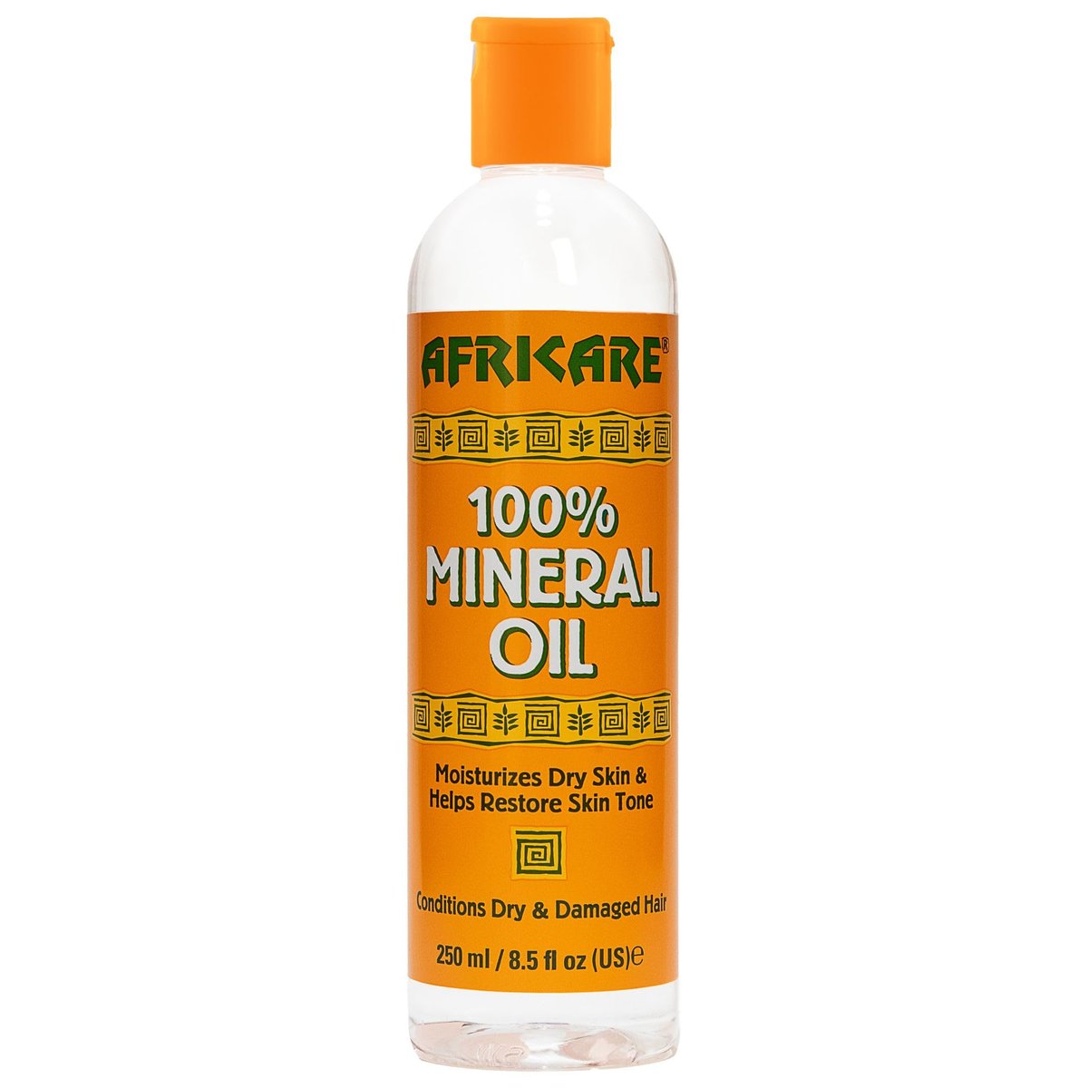 COCOCARE Africare 100% Mineral Oil - Fragrance Free Pure Oil for Skin and Scalp Care - 8.5 Fl Oz - görsel 1