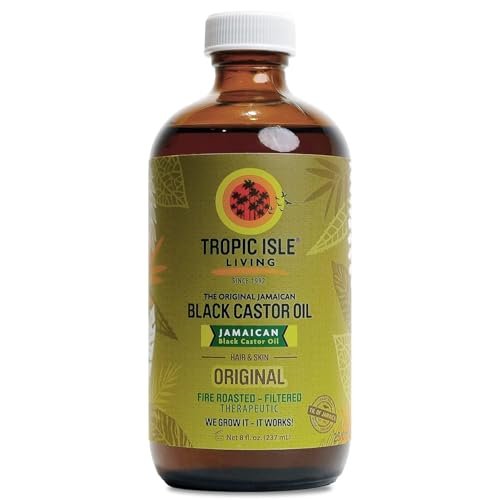 Tropic Isle Living Jamaican Black Castor Oil 8oz – Natural Hair Growth Oil, Skin & Nail Moisturizer - görsel 2