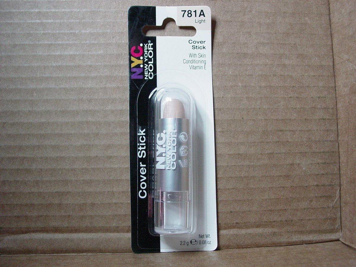 NYC New York Color Cover Stick Concealer - Light 781 - Full Coverage Concealer Stick - görsel 1