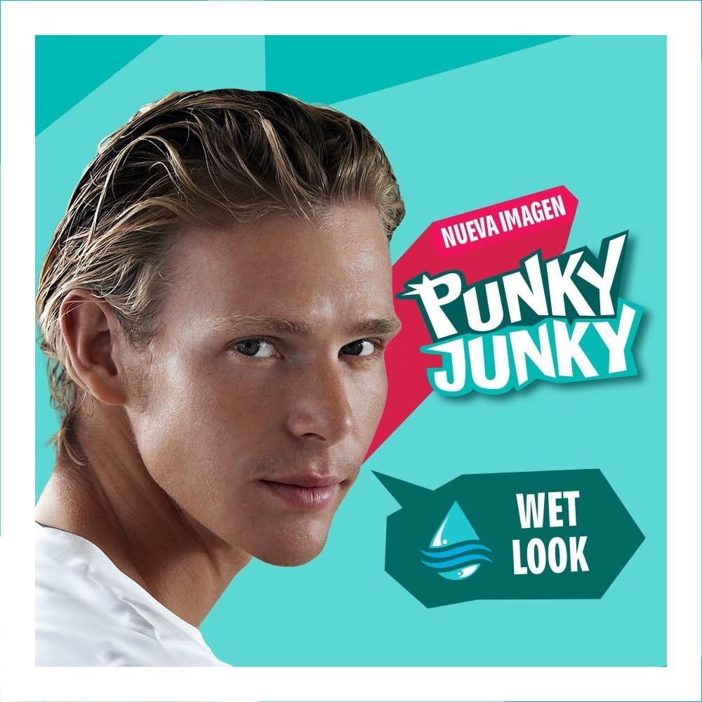 Punky Junky Cera Gel Fx Brillante Gel Wax - 9.52 oz Wet Look Hold Avelisse
