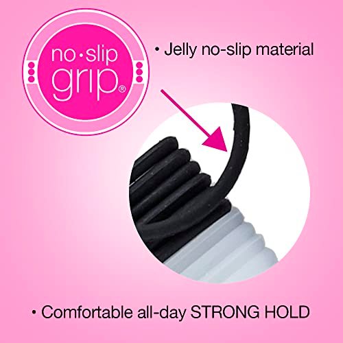 Scunci by Conair No-Slip Grip Super Hold Elastic Hair Ties – Assorted Colors, 14 Pack - görsel 6