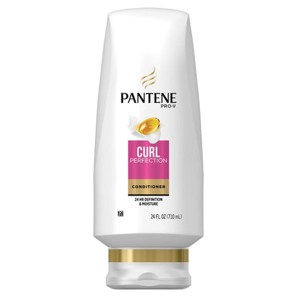 Pantene Pro-V Curl Perfection Conditioner for Curly Hair, 24 Fl Oz (Pack of 3)