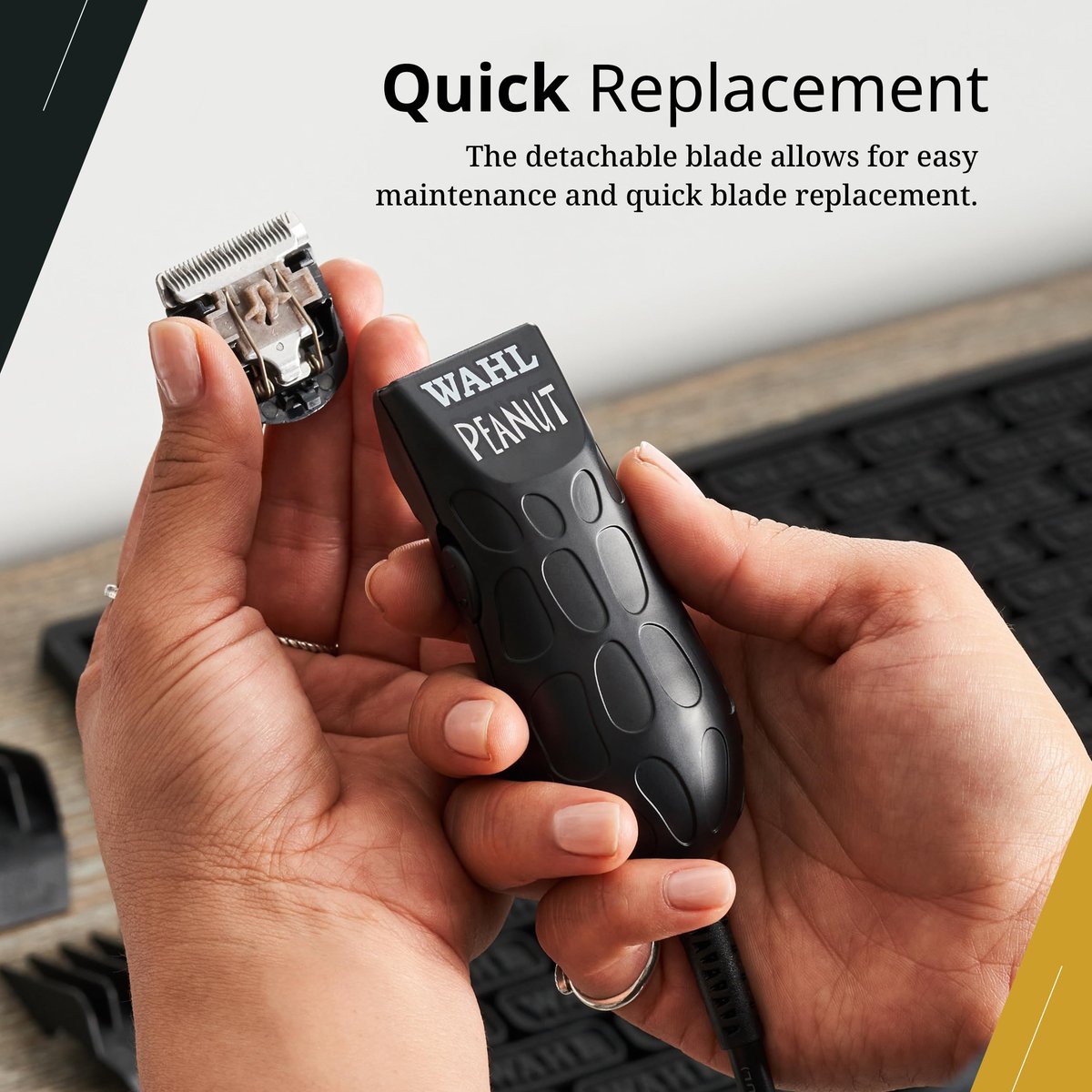 Wahl Professional Replacement Blade for Black Peanut & Sterling Bullet Trimmers Avelisse
