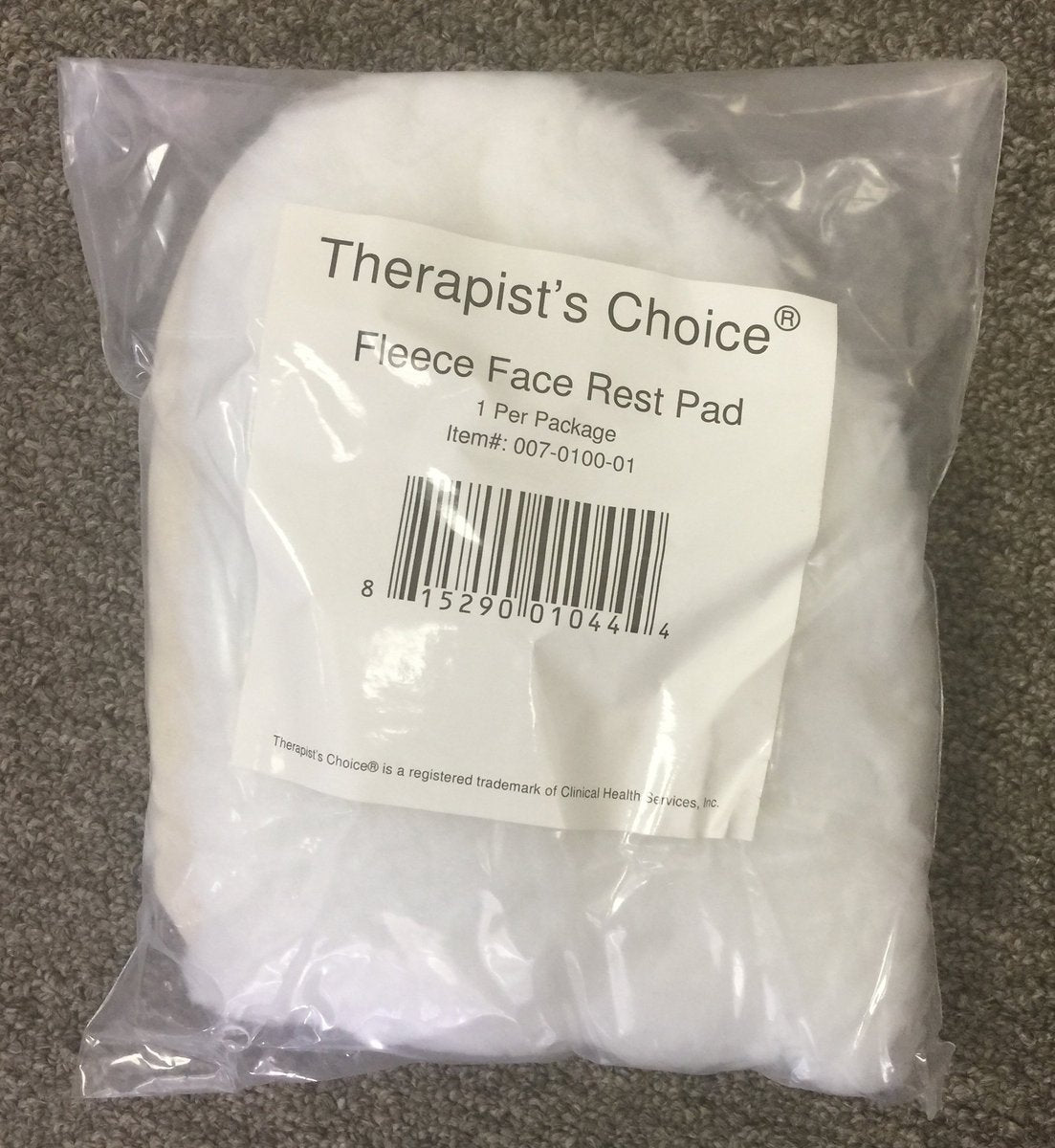 Therapist's Choice Massage Table Fleece Face Cover - White, Polyester, 1 Pack - görsel 5