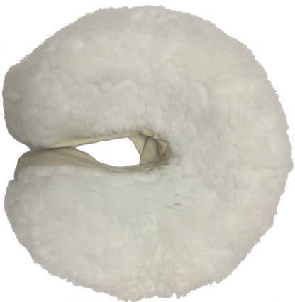 Therapist's Choice Massage Table Fleece Face Cover - White, Polyester, 1 Pack
