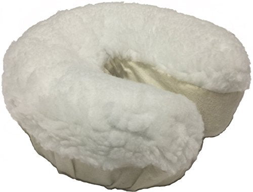 Therapist's Choice Massage Table Fleece Face Cover - White, Polyester, 1 Pack - görsel 2