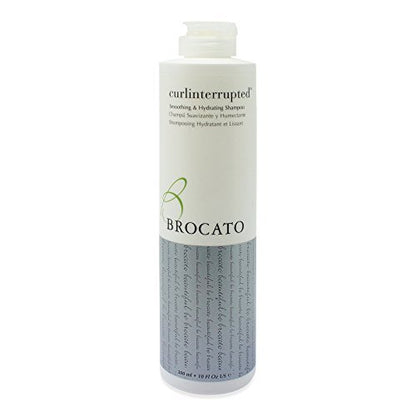 Brocato Curlinterrupted Smoothing & Hydrating Shampoo, 10 oz – Sulfate-Free Moisturizing Shampoo for Curly Hair
