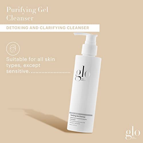 Glo Skin Beauty Purifying Gel Cleanser – Salicylic Acid Face Wash with Niacinamide for Oily & Combination Skin, 6.7 Fl Oz Avelisse