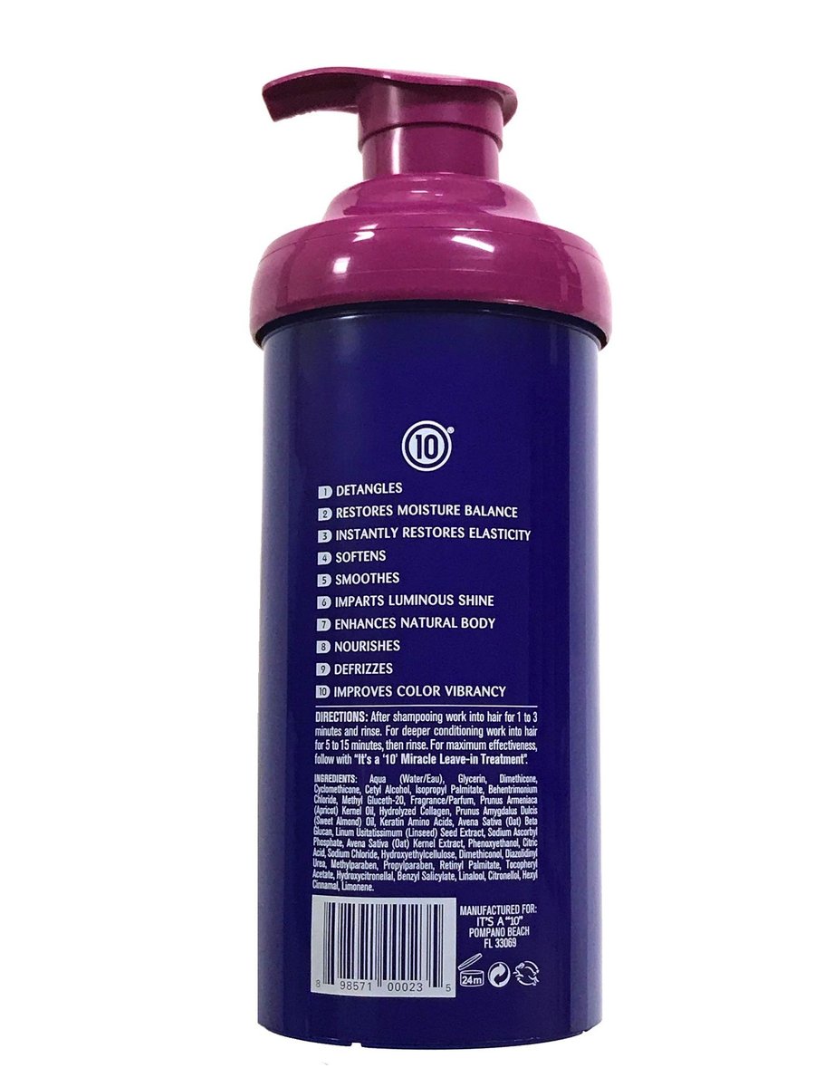 It's a 10 Miracle Hair Mask – Deep Conditioning Treatment for Hair and Scalp (17.5 oz) Avelisse