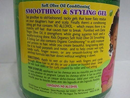 Originals by Africa's Best Soft Hold Olive Oil Conditioning Smoothing & Styling Gel, 15oz Jar Avelisse