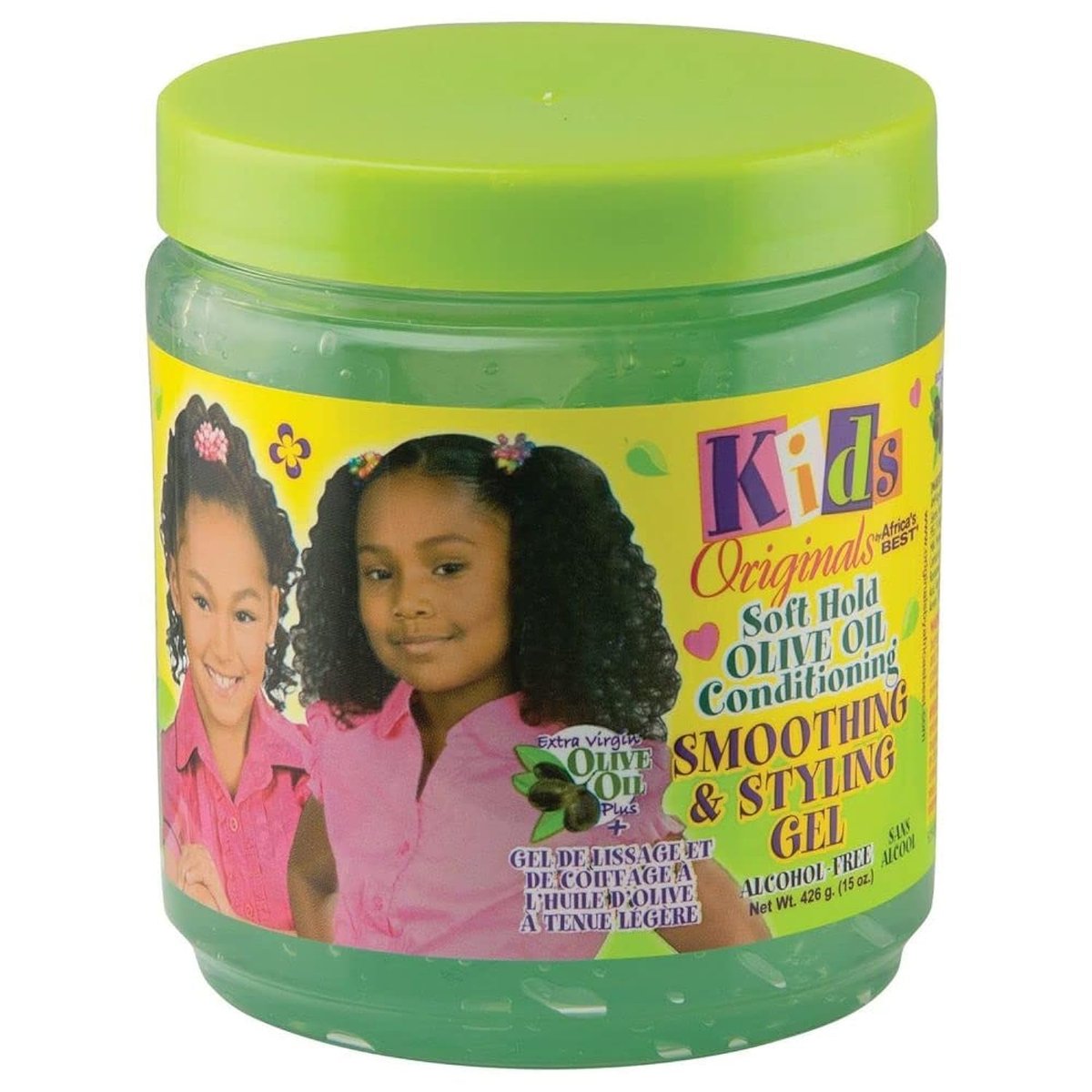 Originals by Africa's Best Soft Hold Olive Oil Conditioning Smoothing & Styling Gel, 15oz Jar Avelisse