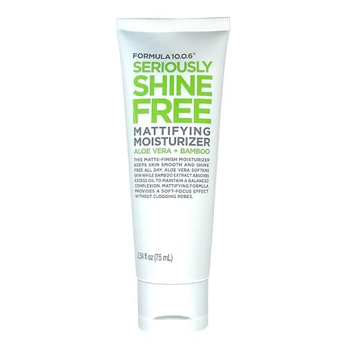 FORMULA 10.0.6 Seriously Shine Free Mattifying Moisturizer - 2.54 fl oz (75ml) - Oil-Free Face Moisturizer for Matte, Shine-Free Skin - görsel 2
