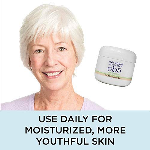 eb5 Anti-Aging Face & Neck Cream - Synergex Formula with Vitamins E, A, B5 & Oat Kernel Complex for Men and Women - 2 oz Avelisse