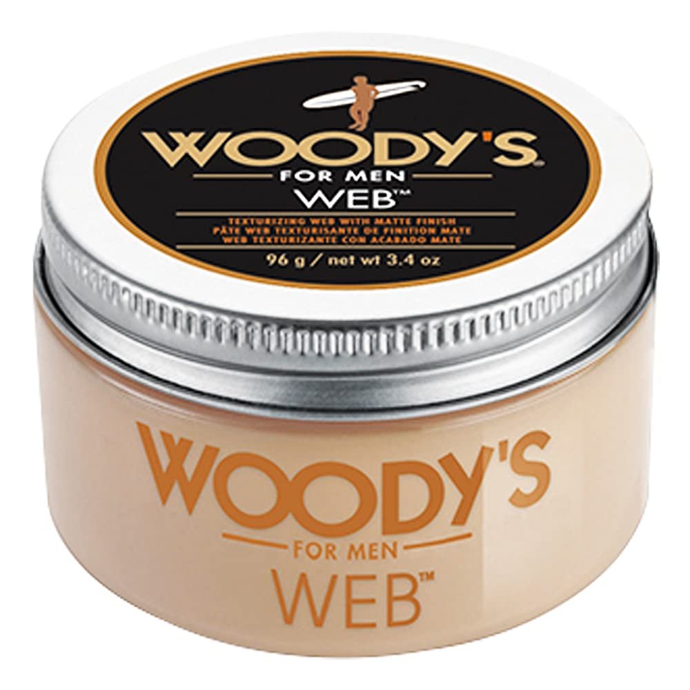 Woody's Quality Grooming Web Putty - 3.4 oz Styling Clay for Men - görsel 2