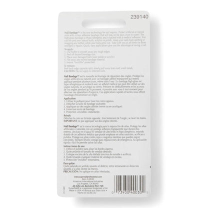 Nail Tek Super Nail Nail Bandage Instant Nail Repair – 30 Count Clear Patches