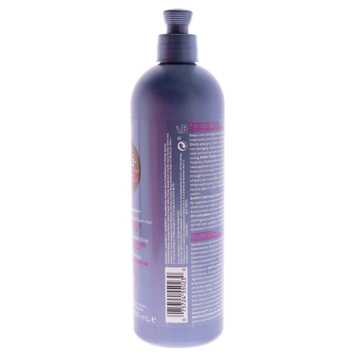 Roux Fanci-Full Instant Hair Color Rinse, 23 Frivolous Fawn - Temporary Hair Color for Gray Blending, 15.2 oz - görsel 3
