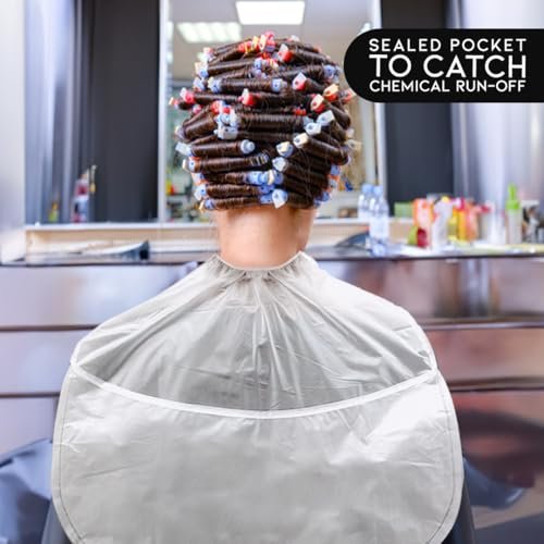 Betty Dain Chemical Neutralizing Cap for Perms & Chemical Treatments – Reusable Vinyl with Leak-Proof Pocket - görsel 6