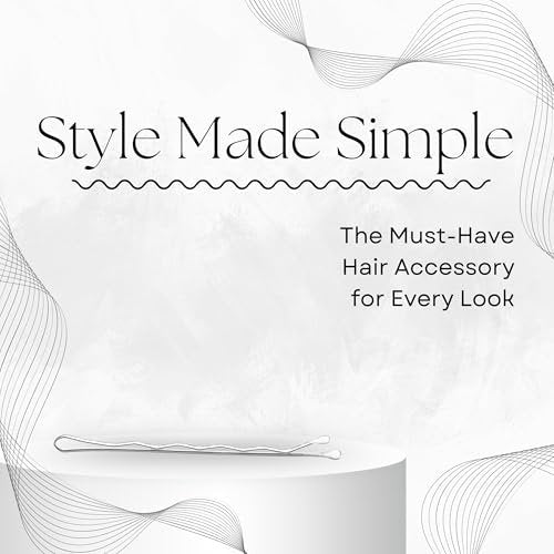 Sta-Rite White Bobby Pins - 60 Count for Secure Hair Styling - görsel 8