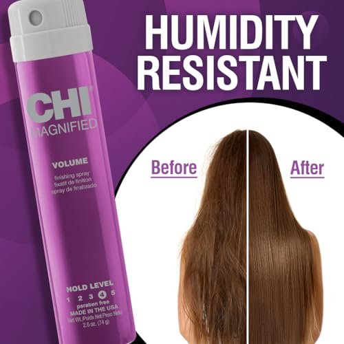 CHI Magnified Volume Finishing Hair Spray - Boosts Volume & Body for Maximum Fullness, Builds Resilience & Strength & Adds Shine, 2.6 oz - görsel 4