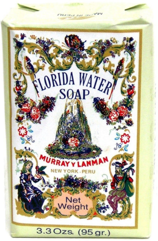 Florida Water Bar Soap 3.3 oz (Pack of 2) - Classic Scent, Gentle Cleansing