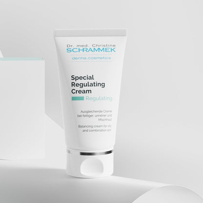 Special Regulating Cream for Oily & Mixed Skin - 1.7 fl oz - Aloe Vera & Vitamin E Face Moisturizer - Dr. Schrammek