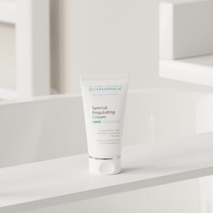 Special Regulating Cream for Oily & Mixed Skin - 1.7 fl oz - Aloe Vera & Vitamin E Face Moisturizer - Dr. Schrammek