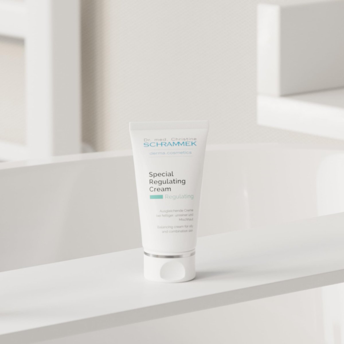 Special Regulating Cream for Oily & Mixed Skin - 1.7 fl oz - Aloe Vera & Vitamin E Face Moisturizer - Dr. Schrammek - görsel 3