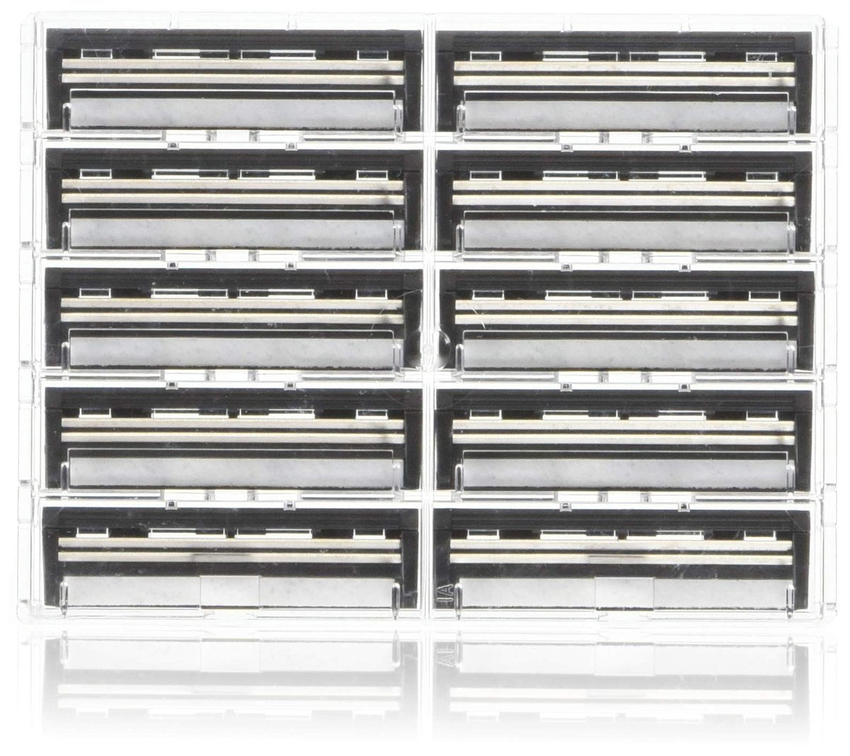 Personna Twin 2 Razor Blades - 100 Count (10 Packs of 10) Compatible with Trac II System Avelisse