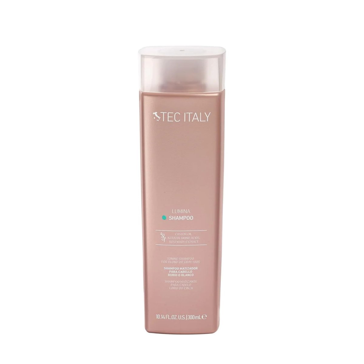 Tec Italy Lumina Purple Shampoo - 10.1 oz for Blonde, Silver & Highlighted Hair Avelisse