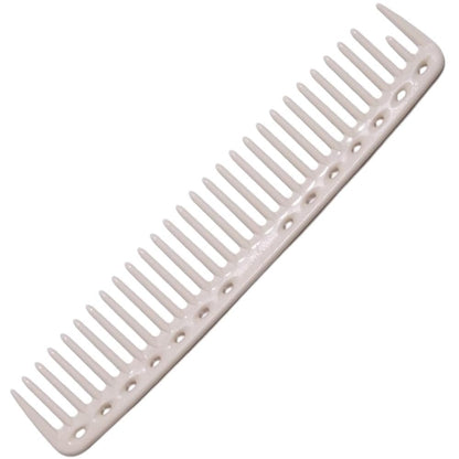 YS Park 452 Round Tooth Cutting Comb - White (9 Inch) - Professional Hairdressing Comb
