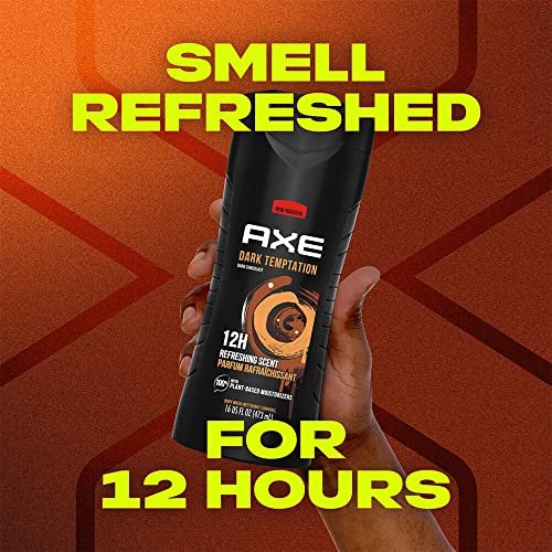 AXE Dark Temptation Shower Gel 3-Pack - 8.45 oz (250 ml) Each Avelisse