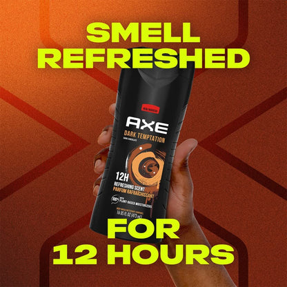 AXE Dark Temptation Shower Gel 3-Pack - 8.45 oz (250 ml) Each Avelisse
