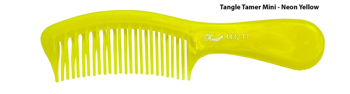 Krest Teal Tangle Tamer Curved Tooth Comb – Gentle Detangling for All Hair Types - görsel 10