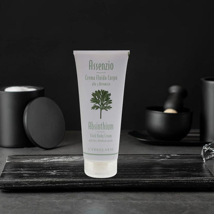 L’Erbolario Absinthium Body Cream – Moisturizing Body Butter for Firm, Revitalized Skin – 6.7 oz