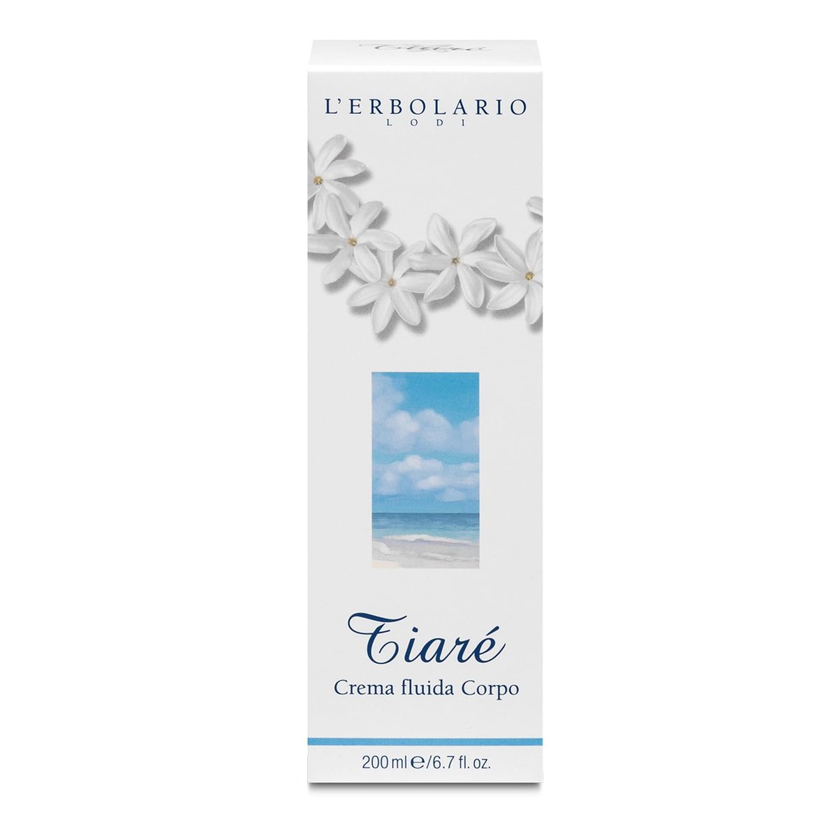 L’Erbolario Fluid Body Cream – Moisturizing Body Butter with Shea Butter & Coconut Milk for Even Tone – Tiaré Scent – 6.7 oz - görsel 3