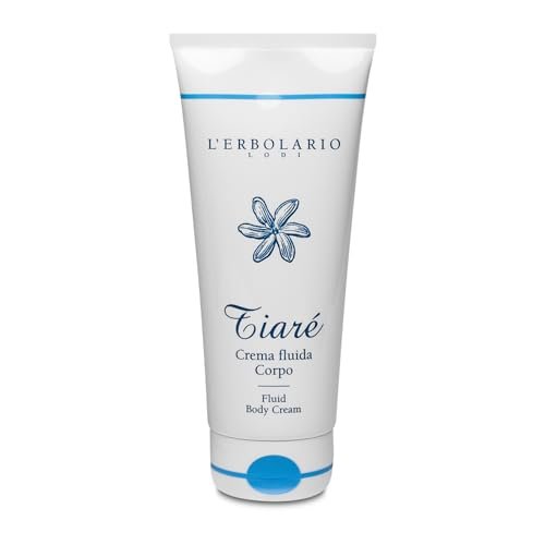 L’Erbolario Fluid Body Cream – Moisturizing Body Butter with Shea Butter & Coconut Milk for Even Tone – Tiaré Scent – 6.7 oz - görsel 2