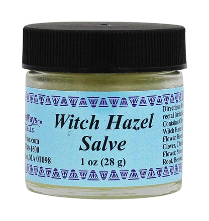 Wise Ways Herbals Witch Hazel Salve - 1 oz Natural Hemorrhoid Relief