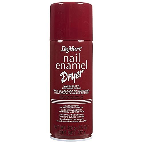 DEMERT Nail Enamel Dryer Finishing Spray – Quick-Dry Top Coat for Flawless Nails - görsel 1